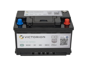 Victorion 60ah 12v sodium ion battery from front view high resolution